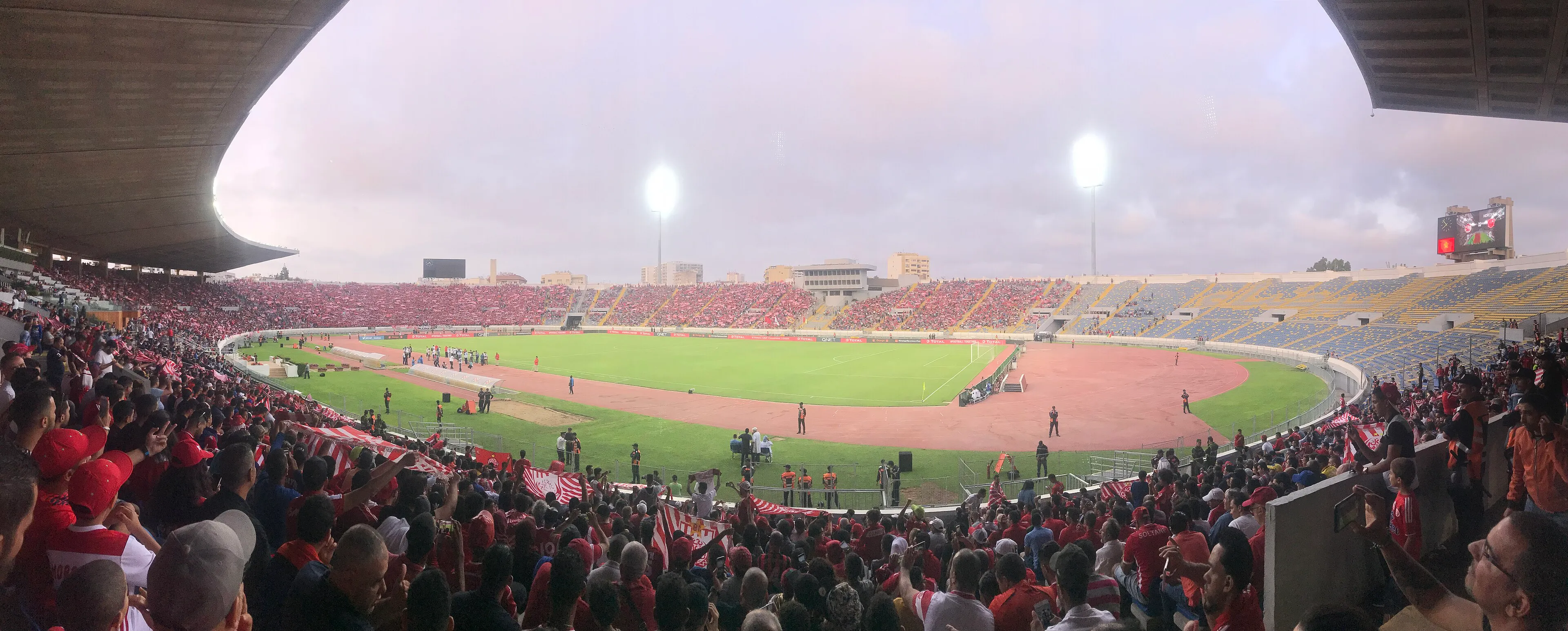 Match au stade Mohammed-V de Casablanca
